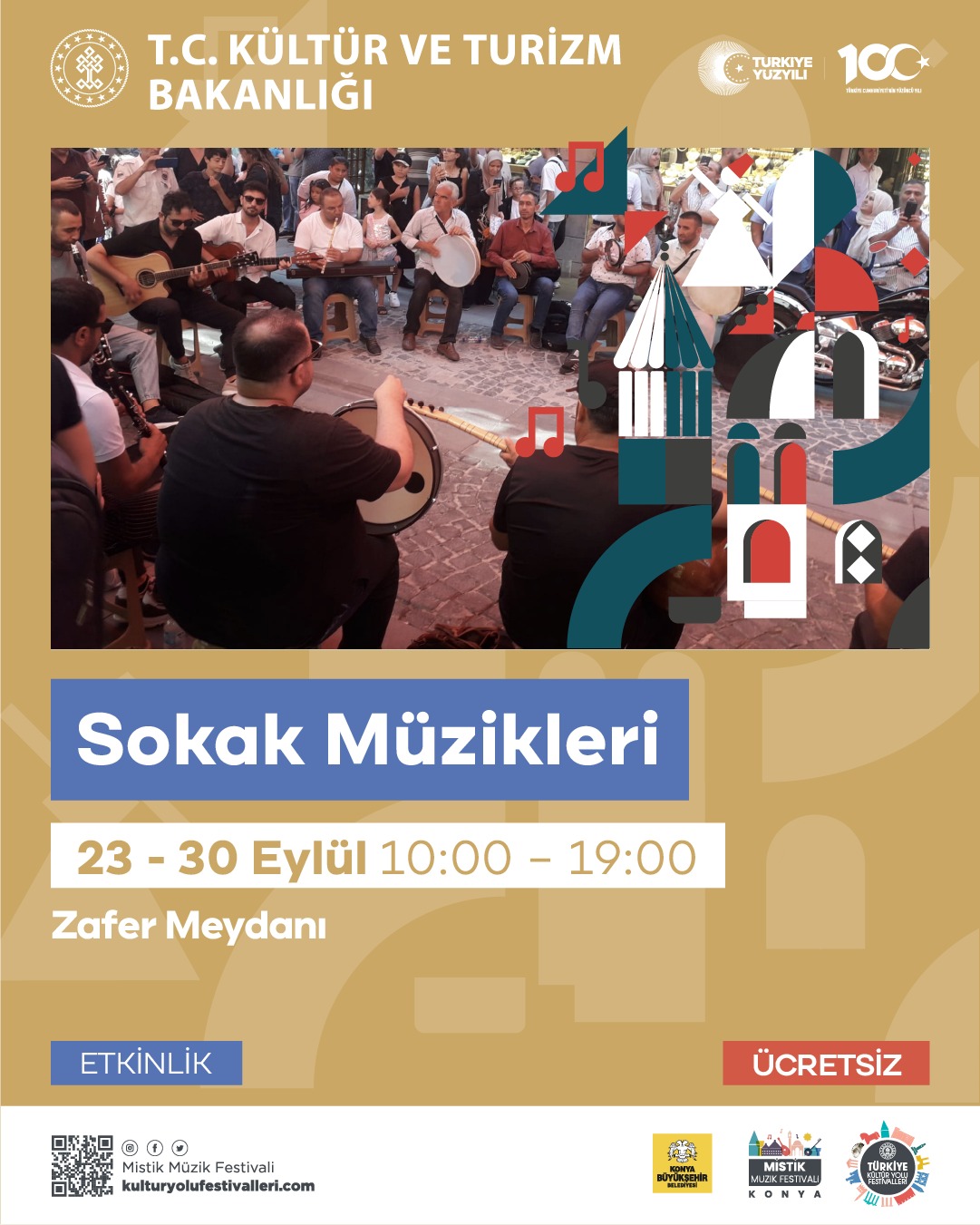KÜLTÜR YOLU FESTİVALİ KAPSAMINDA ULUSLARARASI KONYA MİSTİK MÜZİK FESTİVALİ BAŞLIYOR