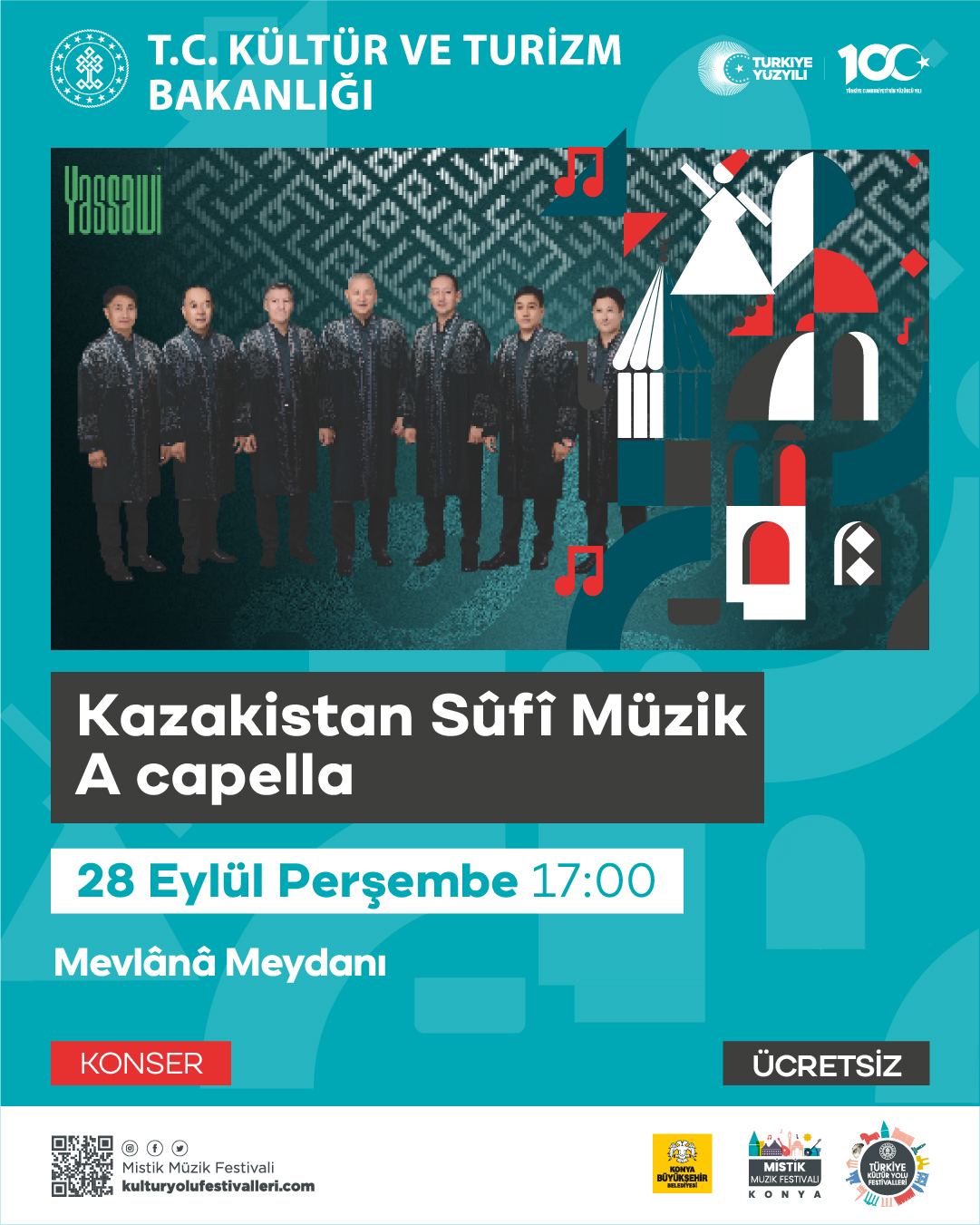 KÜLTÜR YOLU FESTİVALİ KAPSAMINDA ULUSLARARASI KONYA MİSTİK MÜZİK FESTİVALİ BAŞLIYOR