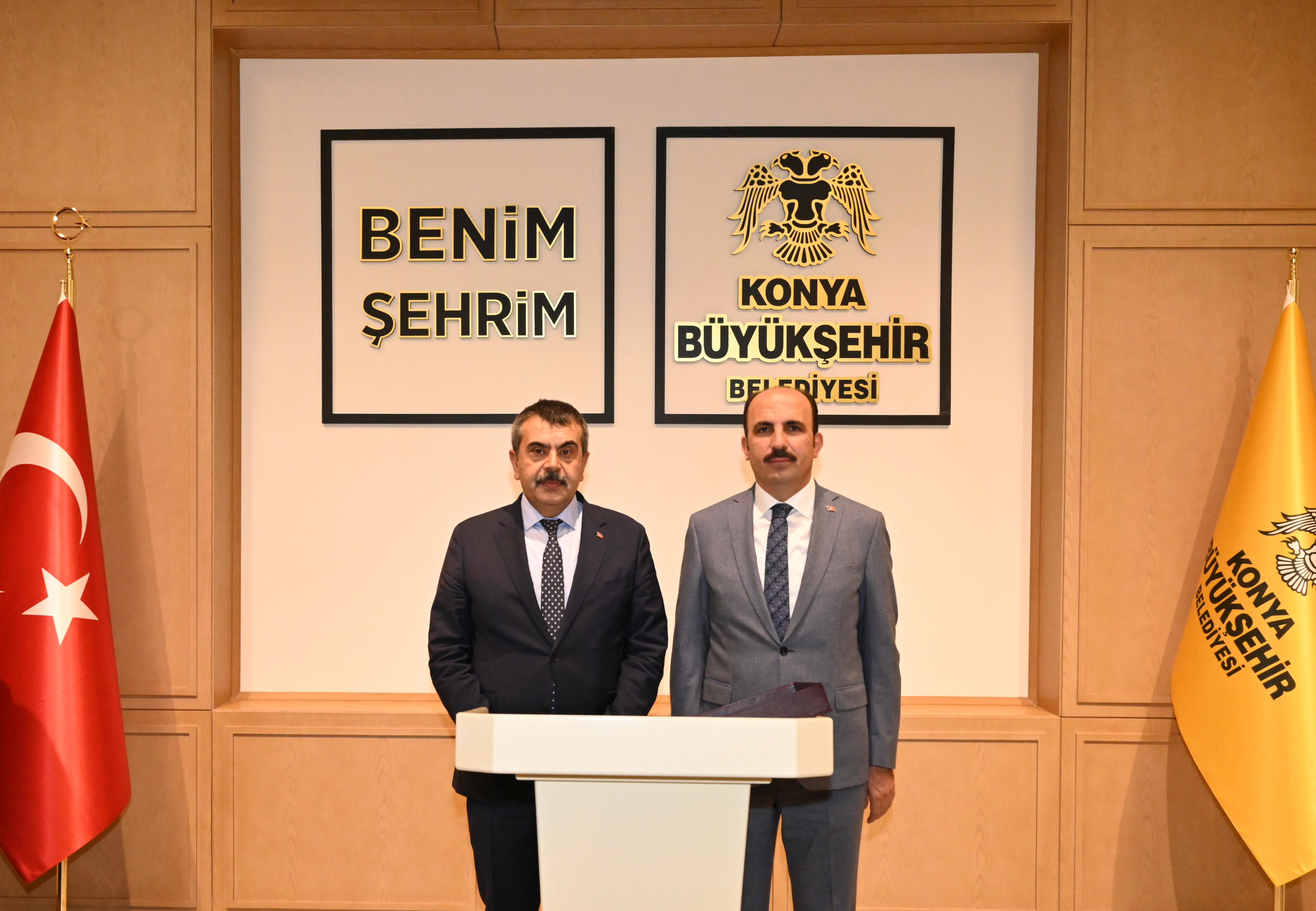 MİLLİ EĞİTİM BAKANI TEKİN BAŞKAN ALTAY’I ZİYARET ETTİ