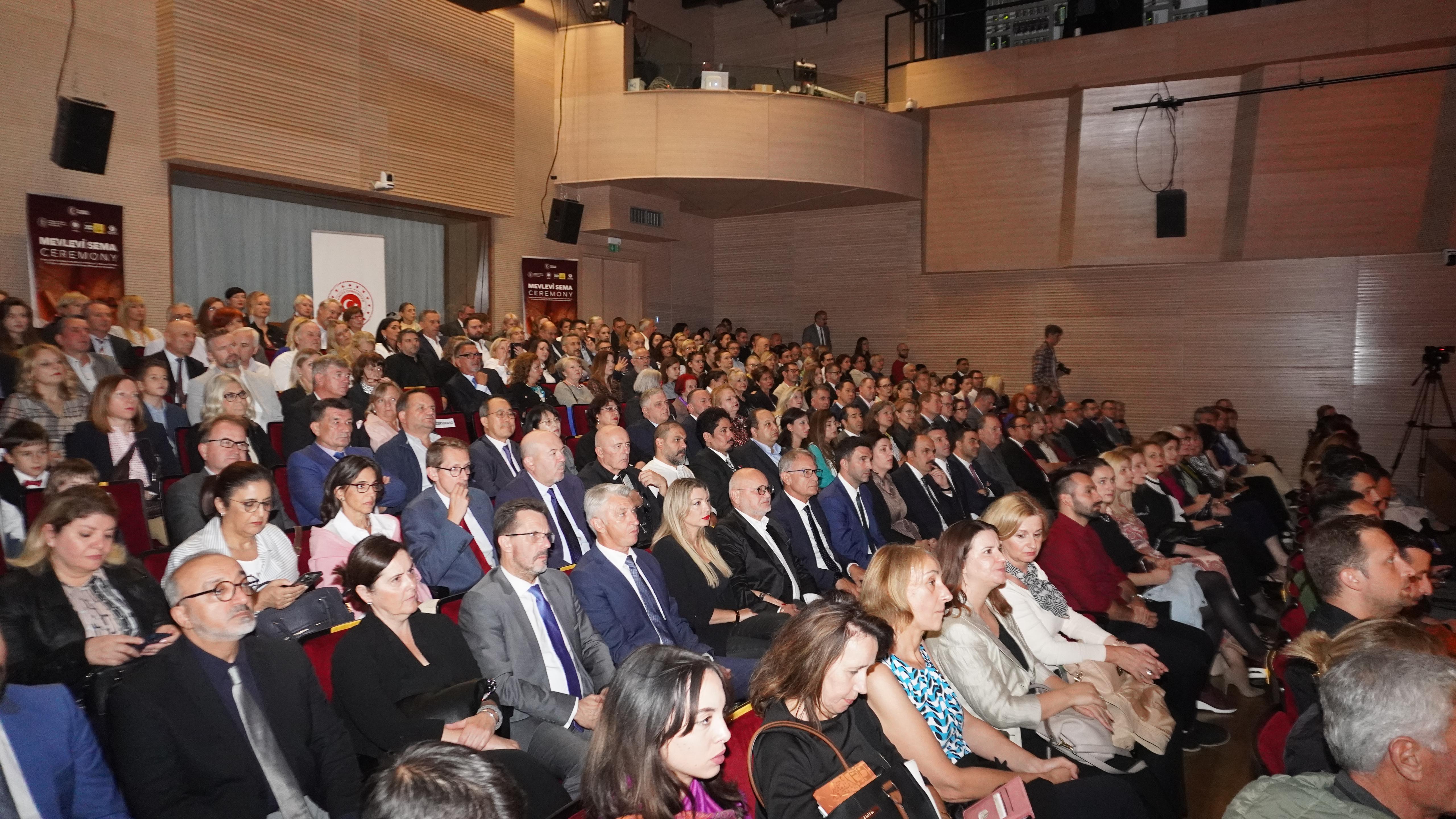 KONYA BÜYÜKŞEHİR MEVLANA YILI’NDA İLK YURT DIŞI SEMA PROGRAMINI ZAGREB BÜYÜKELÇİLİĞİ’NİN EV SAHİPLİĞİNDE HIRVATİSTAN’DA YAPTI