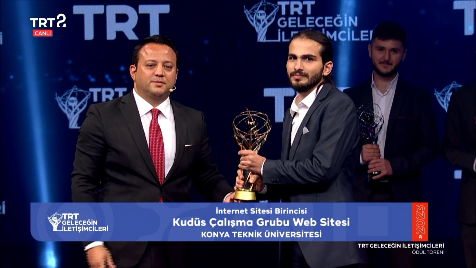 KONYA BÜYÜKŞEHİR KUDÜS ÇALIŞMA GRUBUNA “TRT GELECEĞİN İLETİŞİMCİLERİ” YARIŞMASI’NDA BİRİNCİLİK ÖDÜLÜ
