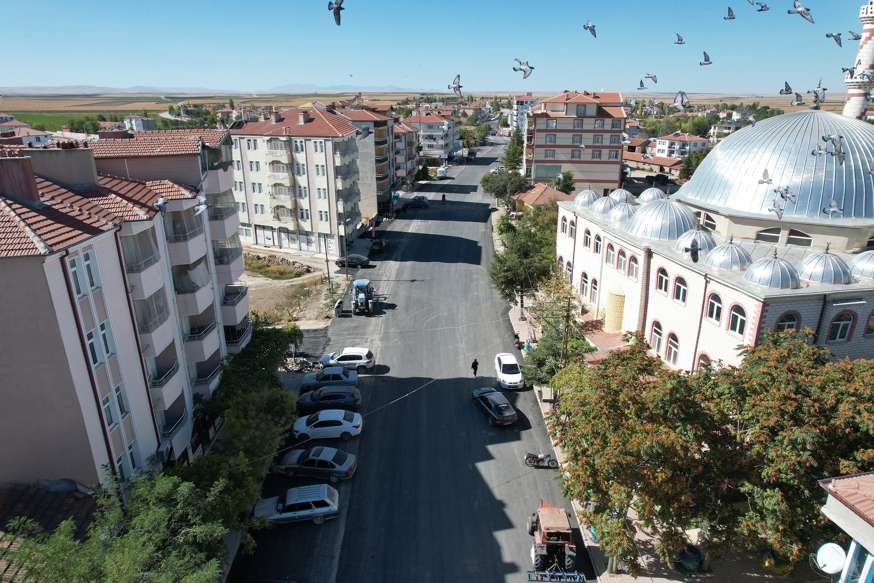 KONYA BÜYÜKŞEHİR’DEN ÇELTİK’E SICAK ASFALT ÇALIŞMASI