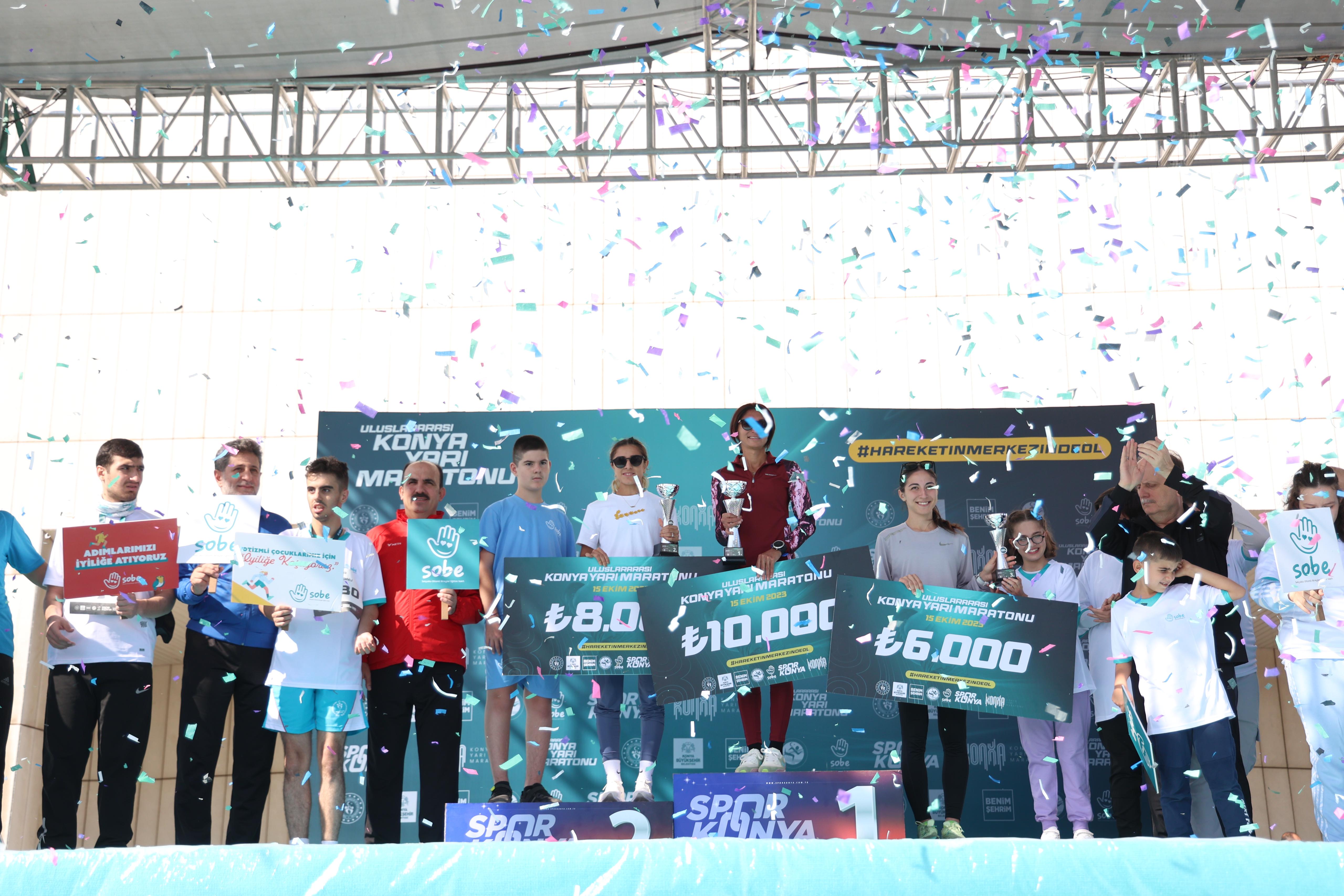 BİNLERCE SPORCU 2. ULUSLARARASI KONYA YARI MARATONU’NDA “İYİLİK” İÇİN KOŞTU