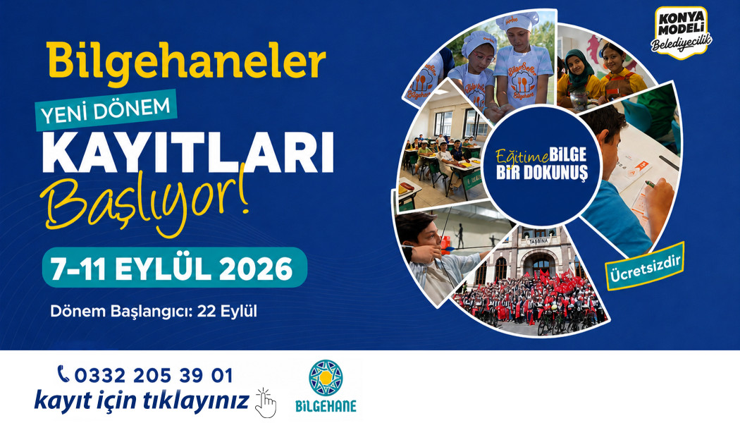 BİLGEHANELER YENİ DÖNEM KAYITLARI BAŞLIYOR