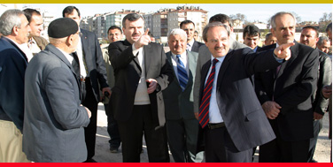 Başkan Akyürek Beyşehir Caddesi Köprülü Kavşağı'nda İncelemelerde Bulundu