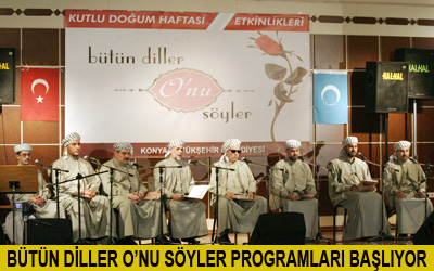 Bütün Diller O'nu Söyler Programları Başlıyor