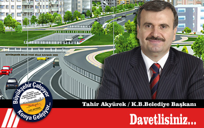 Sille Caddesi Köprülü Kavşağı Temel Atma Töreni