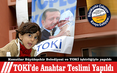 Toki Konutlarının Anahtar Teslimi Yapıldı