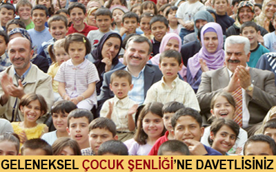 Geleneksel Çocuk Şenliği'ne Davetlisiniz