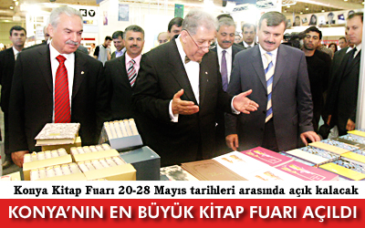 Konya'nın En Büyük Kitap Fuarı Açıldı
