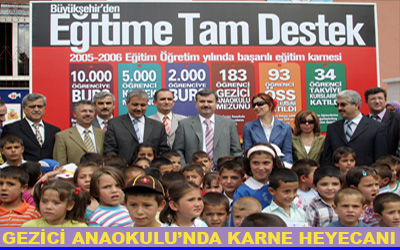 Gezici Anaokulu'nda Karne Heyecanı