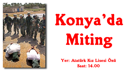 Konya'da Miting