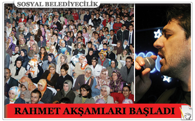 Rahmet Akşamları Etkinlikleri Başladı