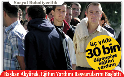 Başkan Akyürek, Eğitim Yardımı Başvurularını Başlattı