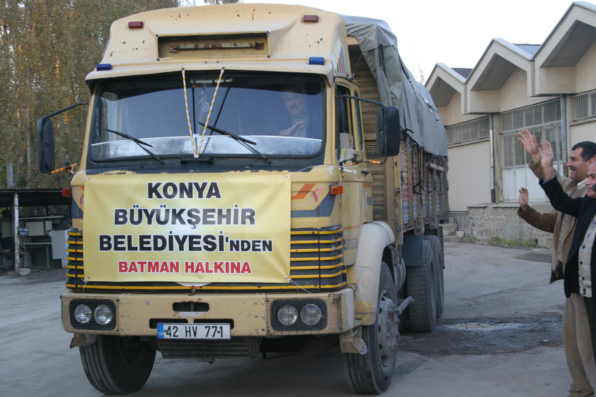 Konya'dan Sel Felaketinde Zarar Gören İllere Destek