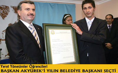 Yerel Yönetimler Öğrencileri: 'Akyürek Bizim İçin İdeal Bir Örnek.'