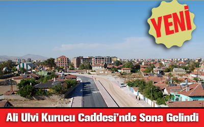 Ali Ulvi Kurucu Caddesi'nde Sona Gelindi