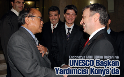 UNESCO Başkan Yardımcısı Ve Endonezya Milli Eğitim Bakanı Konya'da