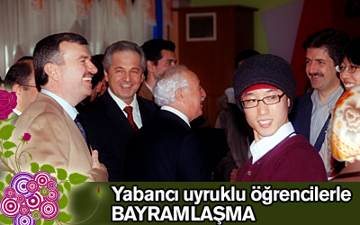 Yabancı Öğrencilerle Bayramlaşma