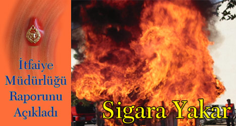 Sigara Yakıyor
