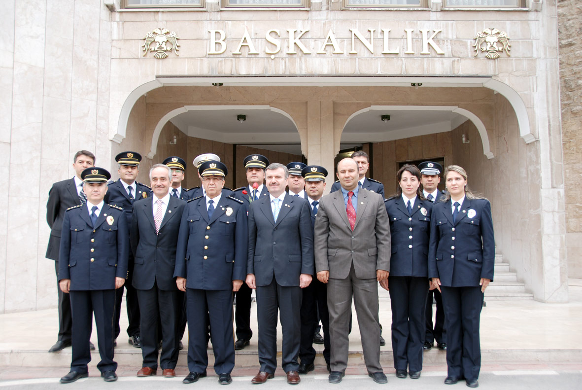 İl Emniyet Teşkilatı Başkan Akyürek'i Ziyaret Etti