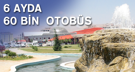 6 Ayda 60 Bin Yolcu Otobüsü