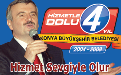 Başkan Akyürek: Konya''da Tüm Hizmetler Sevgiyle Yapılıyor