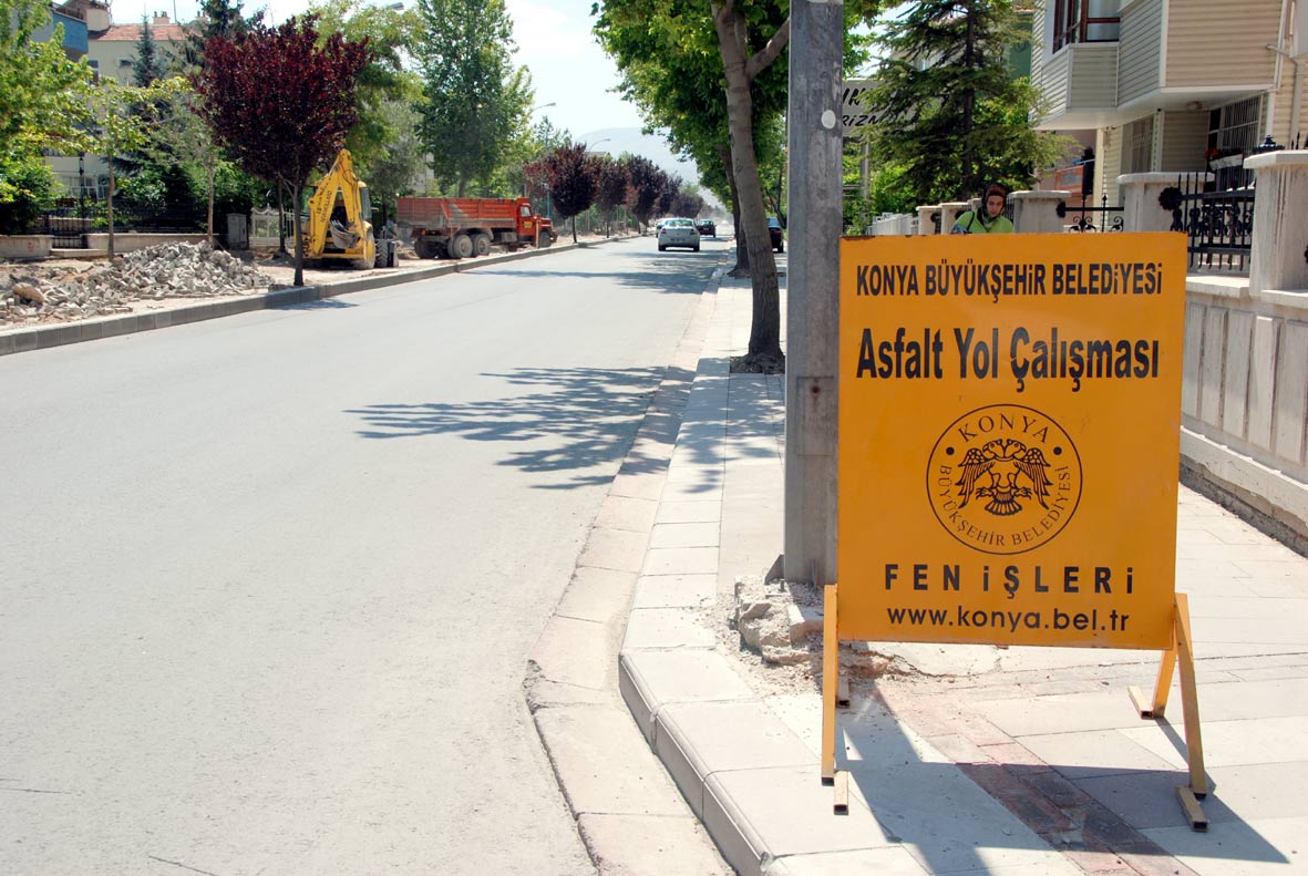 Meram Yeni Yol'un Kalitesi Yükseliyor