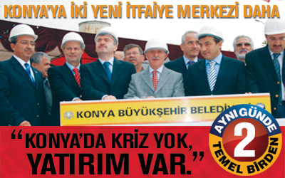 İki Yatırımın Temeli Aynı Anda Atıldı