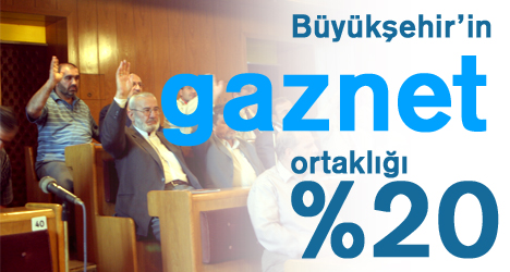 Büyükşehir'in GAZNET oratklığı %20 oldu