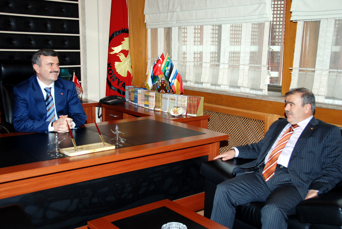 KTO Başkanı Üzülmez Başkan Akyürek'i Ziyaret Etti