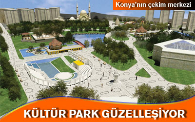 Başkan Akyürek Kültür Park İnşaatını İnceledi
