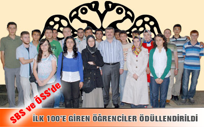 ÖSS ve SBS'de Başarılı Olan Öğrenciler Ödüllendirildi