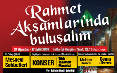Rahmet Akşamları Başladı