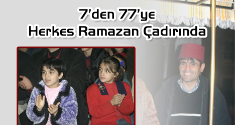 Ramazan Çadırına Büyük İlgi
