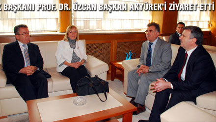 YÖK Başkanı Prof. Dr. Özcan Başkan Akyürek'i Ziyaret Etti