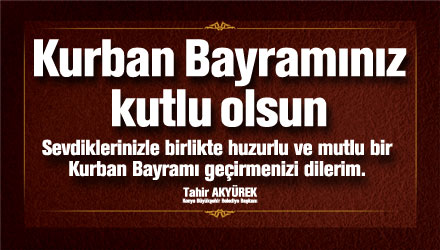 Başkan Akyürek'in Bayram Mesajı