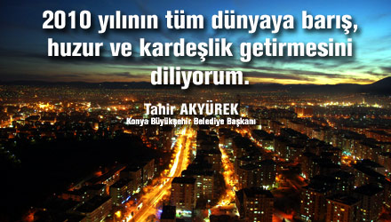 Başkan Akyürek'in Yeni Yıl Mesajı