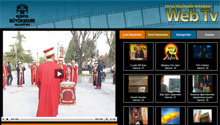 İnternet Sayfamızda 'Web Tv' Yayınları Başladı
