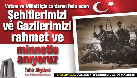 Başkan Akyürek: Çanakkale, Tarihe Altın Harflerle Yazıldı