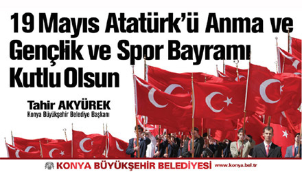Başkan Akyürek'in 19 Mayıs Mesajı