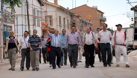 Mimarlar Tarihi Bölgedeki Çalışmaları İnceledi
