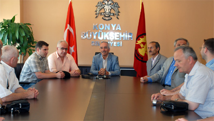Bosna Hersek İlmiye Cemiyeti Heyeti Büyükşehir'de