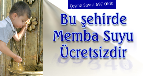 Tatlı Su Çeşmesi Konya'nın Her Yerinde