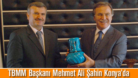 TBMM Başkanı Mehmet Ali Şahin Konya'da