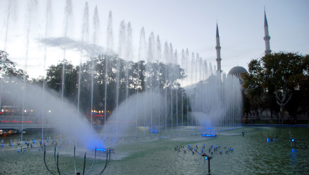 Kültürpark'a Su ve Işık Oyunları