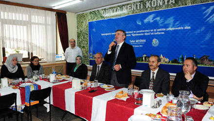 Başkan Akyürek, KOMEK Öğretmenleri İle Bir Araya Geldi