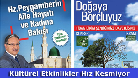 Kültürel Etkinlikler Hız Kesmiyor: 3 Günde 7 Etkinlik