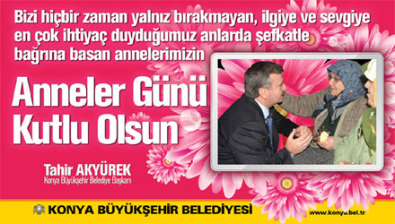 Tüm Annelerin 'Anneler Günü' Kutlu Olsun