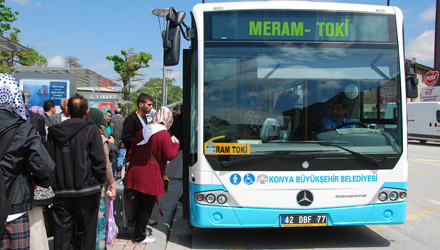 Meram TOKİ'ye Ekspres Seferler Başlıyor
